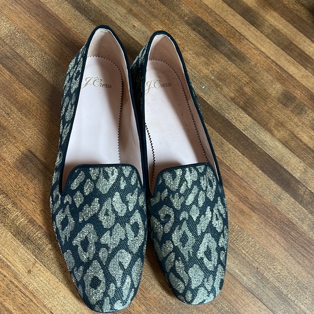 J. Crew animal print loafers. NWOT size 8 - Picture 5 of 10